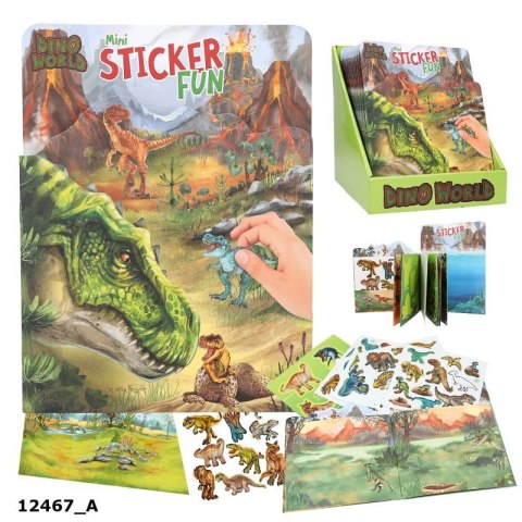 Top Model 12467 Zestaw z naklejkami DinoWorld Ilość w opakowaniu zbiorczym 24