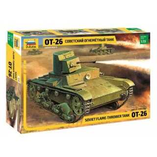 Zvezda 3540 Soviet Flamethrower Tank OT-26 1/35