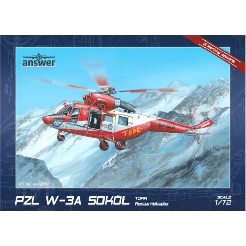 Answer AA72002 1/72 PZL W-3A Sokół TOPR Rescue Helicopter
