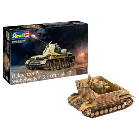 Revell 63363 Model Set 1/72 Flakpanzer IV "Möbelwagen" 3,7 cm Flak 43