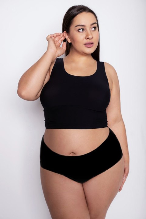 Figi Flexi-One Plus Size Maxi Czarne Figi Flexi-One Plus Size Maxi Czarne