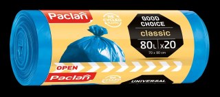 AGD Paclan 32140 Worki na śm.CLASSIC 80l a20szt nieb./42 134671