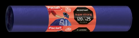 AGD Paclan 34724 Worki na śm.SUPER STRONG 120l a 25szt/6 wyc