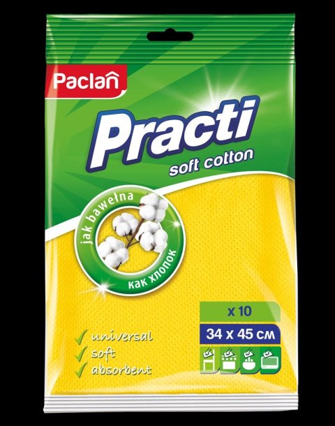 AGD Paclan 35837 Ściereczki PRACTI JAK BAWEŁNA a10szt./10 135834
