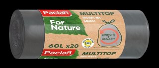 AGD Paclan 50083 FN Worki na śm.MULTITOP RECYKL.60l.20szt. szare/20 150082