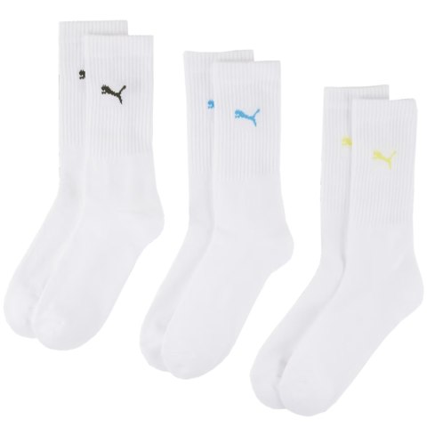 Skarpety Puma Crew długie 3 pary białe 880355 29 Skarpety Puma Crew długie 3 pary białe 880355 29