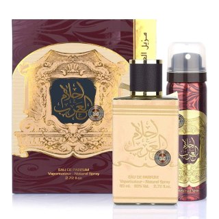 Ahlam Al Arab zestaw woda perfumowana spray 80ml + dezodorant spray 50ml