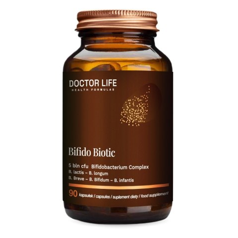 Bifido Biotic wsparcie mikrobioty jelitowej suplement diety 90 kapsułek