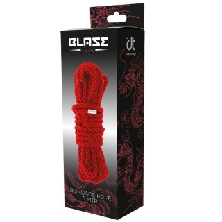 Blaze Deluxe Bondage Rope lina do krępowania Red 5m