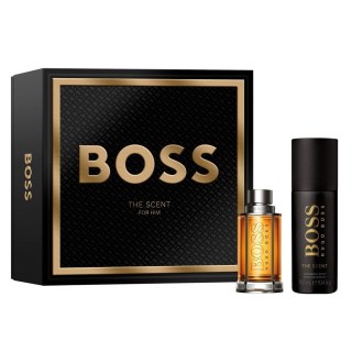 Boss The Scent For Man zestaw woda toaletowa spray 50ml + dezodorant spray 150ml