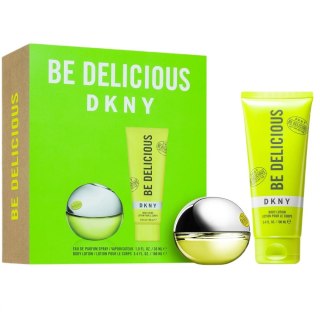 DKNY Be Delicious zestaw woda perfumowana spray 30ml + balsam do ciała 100ml