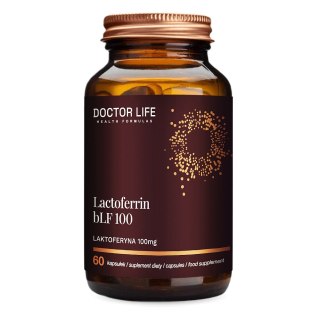 Lactoferrin bLF100 Laktoferyna 100mg suplement diety 60 kapsułek