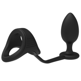 RamRod Cockstrap with Anal Plug korek analny z pierścieniem erekcyjnym