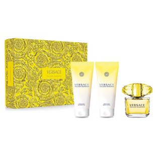 Yellow Diamond zestaw woda toaletowa spray 50ml + balsam do ciała 50ml + żel pod prysznic 50ml