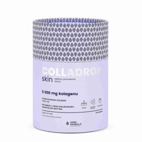 Colladrop Skin kolagen morski w saszetkach 50000 mg piękna i promienna skóra 30 saszetek