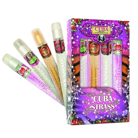 Cuba Strass zestaw Snake woda perfumowana spray 35ml + Tiger woda perfumowana spray 35ml + Zebra woda perfumowana spray 35ml + H