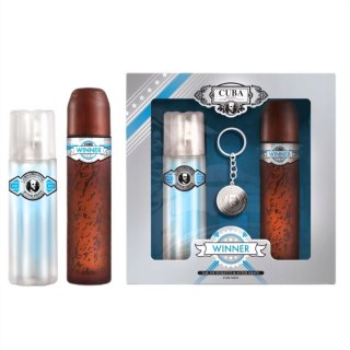 Cuba Winner zestaw woda toaletowa spray 100ml + woda po goleniu 100ml + breloczek