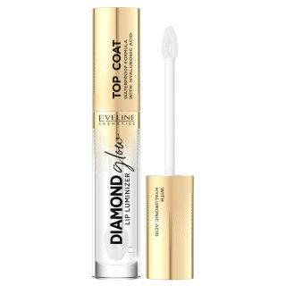 Diamond Glow Lip Luminizer top coat do ust z kwasem hialuronowym 01 Transparent 4.5ml