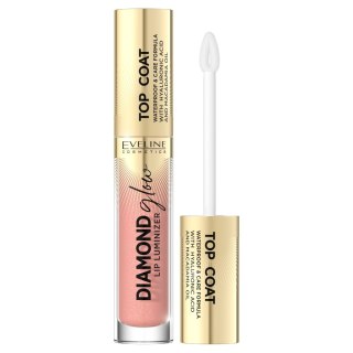 Diamond Glow Lip Luminizer top coat do ust z kwasem hialuronowym 13 Peach Fuzz 4.5ml