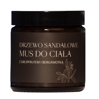 Drzewo Sandałowe mus do ciała Grejpfrut & Bergamotka 120ml