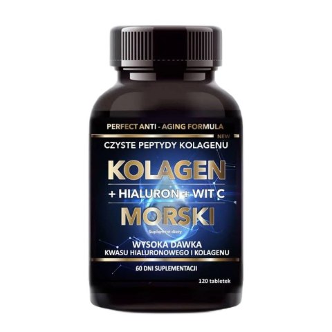 Kolagen Morski Better Hair + Witamina C + Kwas Hialuronowy suplement diety 120 tabletek