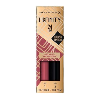 Lipfinity Lip Colour 24h dwufazowa szminka o długotrwałym efekcie 025 Vivid Splendour 4.2ml