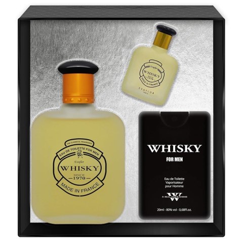 Whisky zestaw woda toaletowa spray 100ml + woda toaletowa spray 20ml + woda toaletowa spray 7.5ml