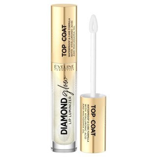 Diamond Glow Lip Luminizer top coat do ust z kwasem hialuronowym 12 With Golden Dust 4.5ml