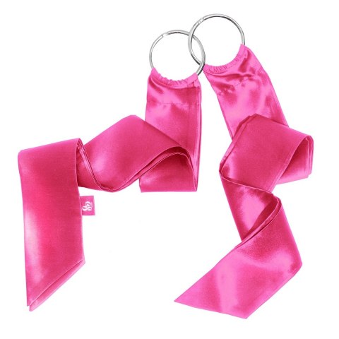 Luxury Silk Restraints jedwabiste wstążki do wiązania Pink