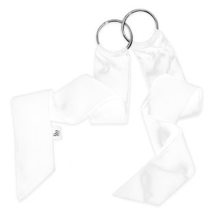 Luxury Silk Restraints jedwabiste wstążki do wiązania White