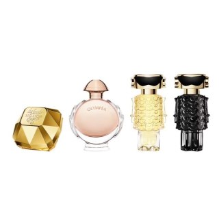 Miniature Gift Set zestaw Lady Million woda perfumowana 5ml + Olympea woda perfumowana 6ml + Fame woda perfumowana 4ml + Fame pe