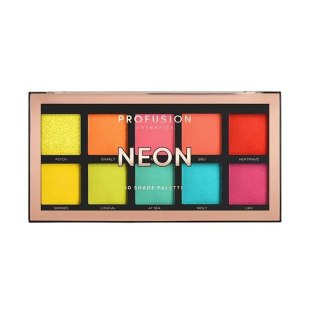 Neon Eyeshadow Palette paleta 10 cieni do powiek