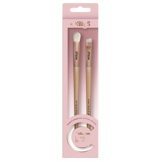 Collagen Beauty Brush pędzle do brwi i cieni 2szt