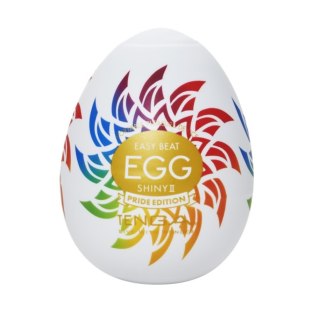 Egg Shiny II jednorazowy masturbator w kształcie jajka Pride Edition