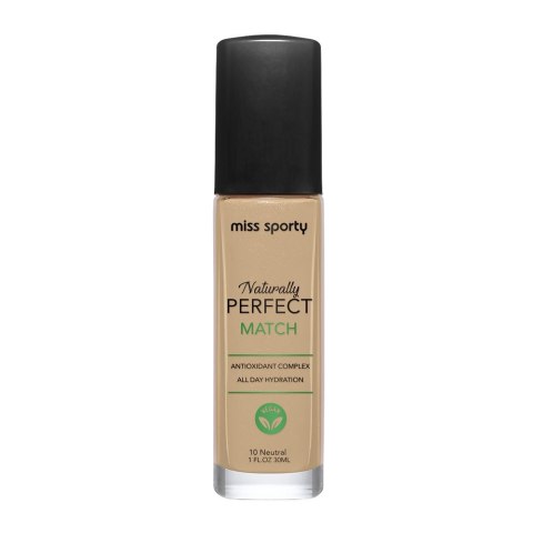 Naturally Perfect Match wegański podkład nawilżający 10 Neutral 30ml