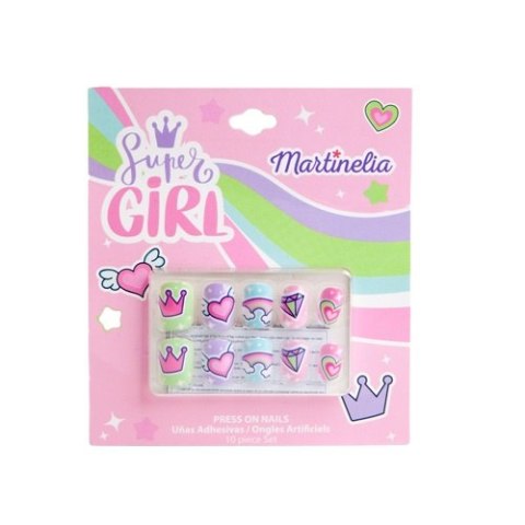 Super Girl False Nails sztuczne paznokcie dla dzieci 10szt