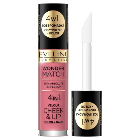 Wonder Match Velour Cheek&Lip róż i pomadka w płynie 04 4.5ml