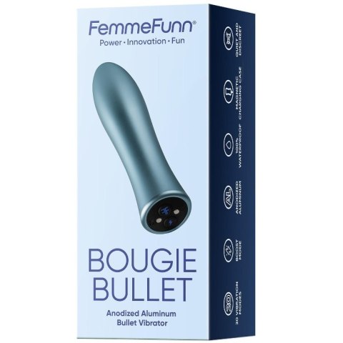 Bougie Bullet wibrator typu "bullet" Light Blue