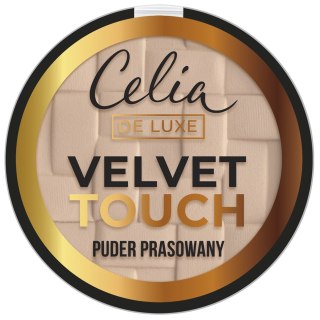 De Luxe Velvet Touch puder prasowany 104 Sunny Beige 9g