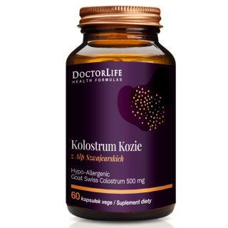 Kolostrum Kozie 500mg suplement diety 60 kapsułek