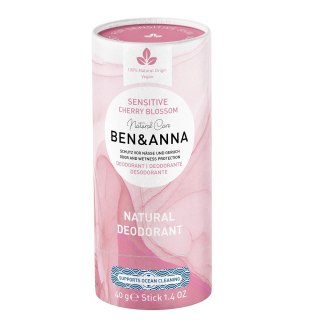 Natural Deodorant naturalny dezodorant bez sody Sensitive Japanese Cherry Blossom 40g