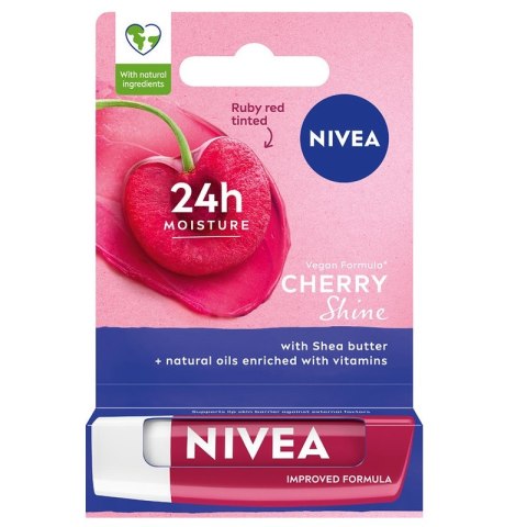 Pielęgnująca pomadka do ust Cherry Shine 4.8g