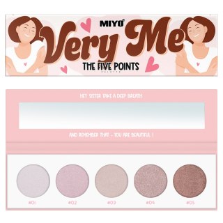 The Five Points Palette paleta cieni do powiek Very Me 6.5g