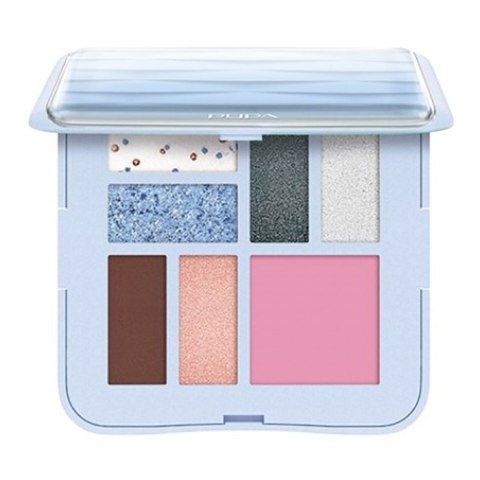 3D Effects Design S Eyeshadow Palette paleta cieni do powiek Light Blue 8g