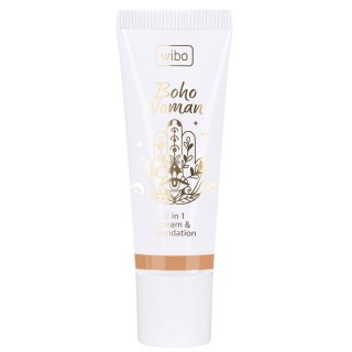 Boho Woman 2 in 1 Cream & Foundation 2w1 krem i podkład do twarzy 3 25g