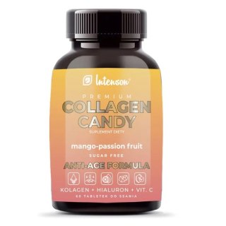 Collagen Candy suplement diety o smaku mango-marakuja 60 tabletek do ssania