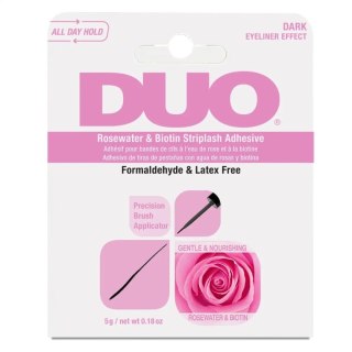 Duo Rosewater & Biotin Striplash Adhesive klej do rzęs Dark 5g