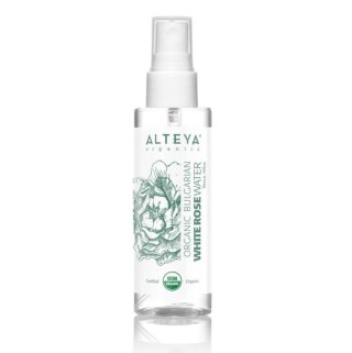 Organic White Rose Water organiczna woda z białej róży w sprayu 100ml