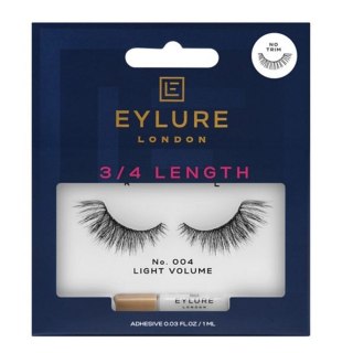 3/4 Length Lashes sztuczne rzęsy z klejem efekt pogrubienia No. 004