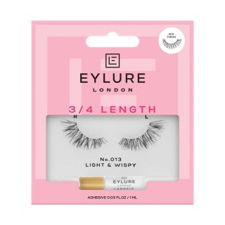 3/4 Length Lashes sztuczne rzęsy z klejem efekt unikalnego podkreślenia No. 013